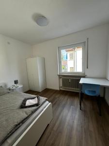 Kuchyň nebo kuchyňský kout v ubytování A&D Monteurzimmer Ferienwohnung