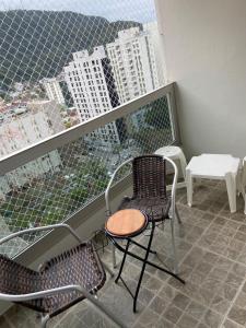 Μπαλκόνι ή βεράντα στο Pitangueiras o Melhor de Guarujá