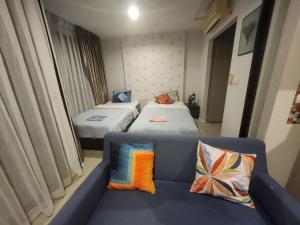 Katil atau katil-katil dalam bilik di Centrio Condominium Twin bed room +2 gambar