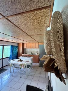 Posezení v ubytování Fare piscine