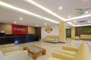 Posezení v ubytování Mars City Hotel