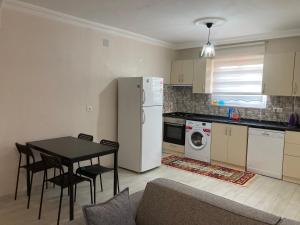Kuchyň nebo kuchyňský kout v ubytování Dalaman Pansiyon & Family rooms