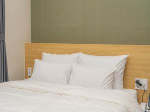 Voodi või voodid majutusasutuse Hotel Leo Changwon Central Branch toas