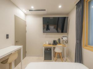 Köök või kööginurk majutusasutuses Hotel Leo Changwon Central Branch