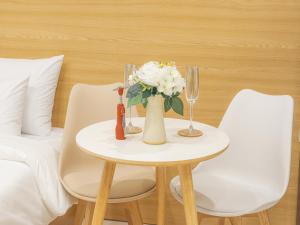 Istumisnurk majutusasutuses Hotel Leo Changwon Central Branch