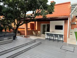 TV a/nebo společenská místnost v ubytování Luxury Home Medellin