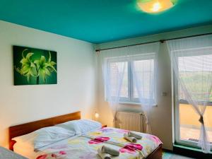 Voodi või voodid majutusasutuse Apartmány, Penzion, Wellness U zlaté rybky toas