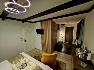 Una cama o camas en una habitación de Klein Holland