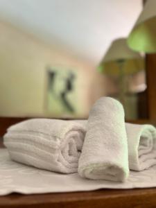 Postel nebo postele na pokoji v ubytování Albergo Cosmera