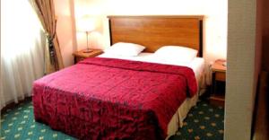 Postel nebo postele na pokoji v ubytování Almassa Hotel