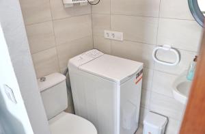 Koupelna v ubytování Habitación Velarde