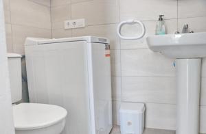 Koupelna v ubytování Habitación Velarde