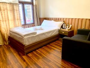 Ένα ή περισσότερα κρεβάτια σε δωμάτιο στο Hotel Alina Chuchure