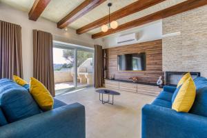 Χώρος καθιστικού στο Ta Guza Holiday Home