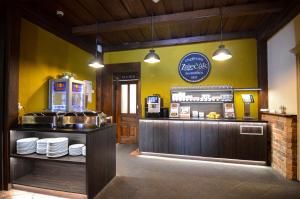 Lounge nebo bar v ubytování Penzion Zaječák
