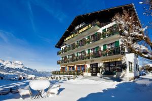 Hôtel Le Caprice Des Neiges Combloux v zimě