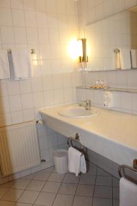 Koupelna v ubytování Landgasthof Hotel Zur Linde im Taunus + 32 fotografií