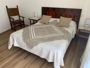 Postel nebo postele na pokoji v ubytování Le Scalette