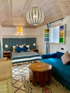 Area soggiorno di Riad Green Vines