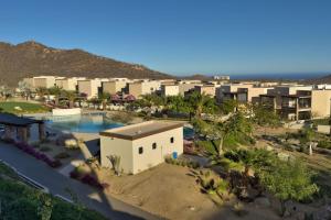 an aerial view of a resort with a pool and buildings at 2BD-2BA Condo at Ventanas 3B in Cabo San Lucas