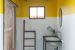 a bathroom with a sink and a window at Little Forest Chiang Mai in Chiang Mai +166 photos