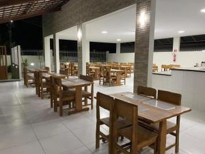 Restaurace v ubytování Pousada Paraiso da Barra