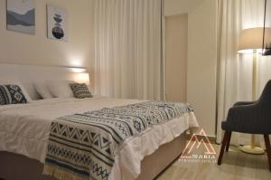 Letto o letti in una camera di Maria Pyramids House