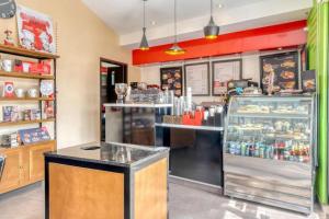 Kuchyň nebo kuchyňský kout v ubytování Hotel Arana Tonalá