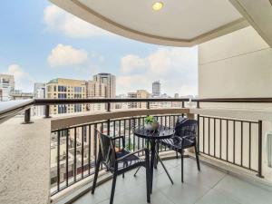 Uma varanda ou terraço em Grand Mercure SP Itaim Bibi