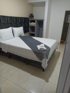 Letto o letti in una camera di Hotel Empresarial