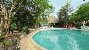 Bazén v ubytování Hotel Tequila Cancun nebo v jeho okolí