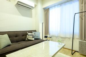 Posezení v ubytování 東京新橋579 Shinbashi Residence