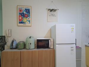 Kuchyň nebo kuchyňský kout v ubytování Riahouse KINTEX 1min 2room