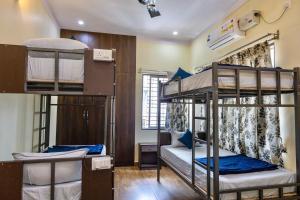 Voodi või voodid majutusasutuse Beedu - Backpackers Hostel toas