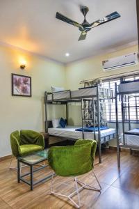 Voodi või voodid majutusasutuse Beedu - Backpackers Hostel toas