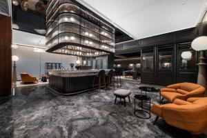 Posezení v ubytování Intercity Shanghai Xujiahui - Free Minibar and near Yishan Road Metro Station