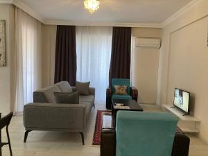 Posezení v ubytování Dalaman Pansiyon & Family rooms