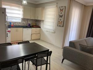 Kuchyň nebo kuchyňský kout v ubytování Dalaman Pansiyon & Family rooms