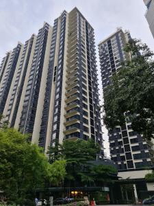 O edifício onde o apartamento está situado