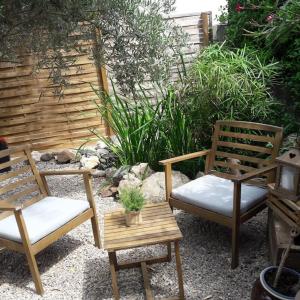 Zahrada ubytování Gîte plain-pied avec jardin terasse