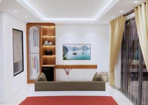 Posezení v ubytování Boutique En Hotel Sapa