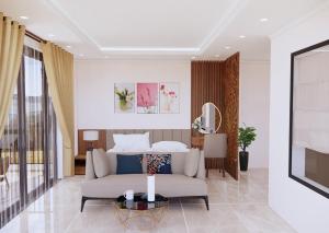 Posezení v ubytování Boutique En Hotel Sapa