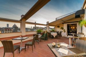 Balkón nebo terasa v ubytování B&B Hotel Firenze Pitti Palace al Ponte Vecchio