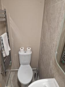 Koupelna v ubytování Mardan House B&B
