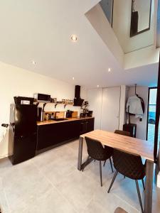 Kuchyň nebo kuchyňský kout v ubytování T1 Loft I modern I zentral I Terrasse I Design I + 10 fotografií