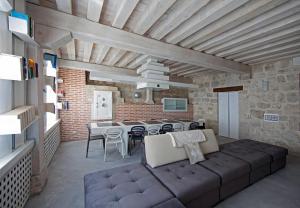 Η κουζίνα ή μικρή κουζίνα στο La casa vieja de Vizmalo