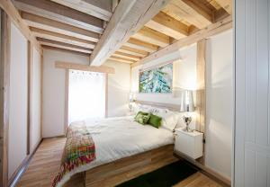 Ένα ή περισσότερα κρεβάτια σε δωμάτιο στο La casa vieja de Vizmalo