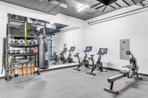 Γυμναστήριο ή/και όργανα γυμναστικής στο Blueground Pasadena gym elev near bars LAX-1231