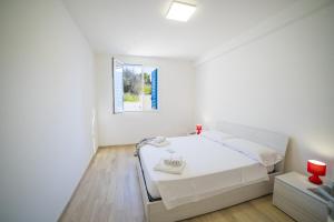 Posteľ alebo postele v izbe v ubytovaní La Primula Apartment 3 Sea View - Happy Rentals