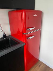 Kuchyň nebo kuchyňský kout v ubytování Apartmán Victoria